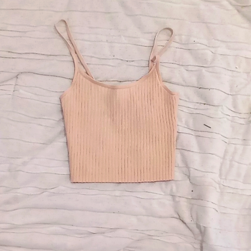 Beige/peach tank